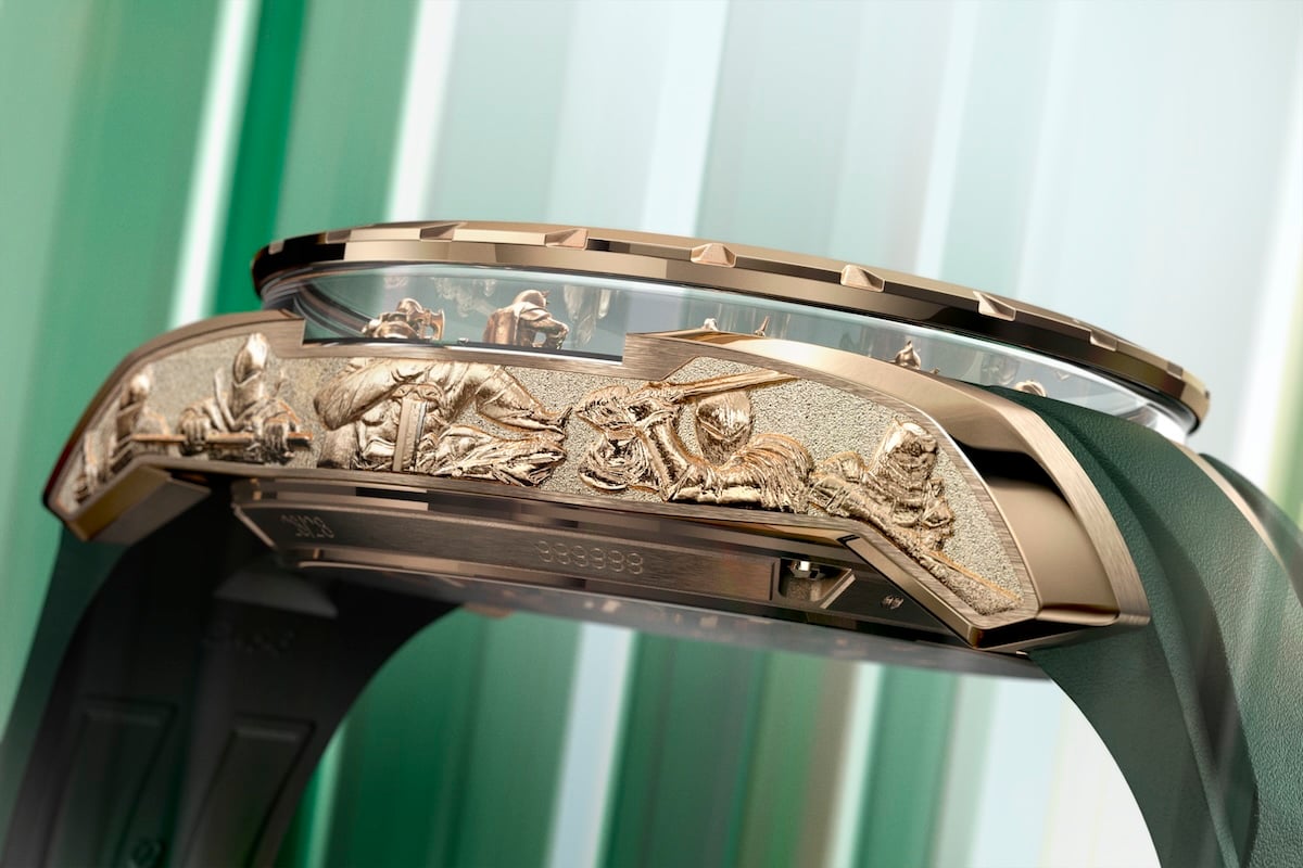 Seitenansicht der Roger Dubuis Knights of the Round Table „The Metamorph Merlin“