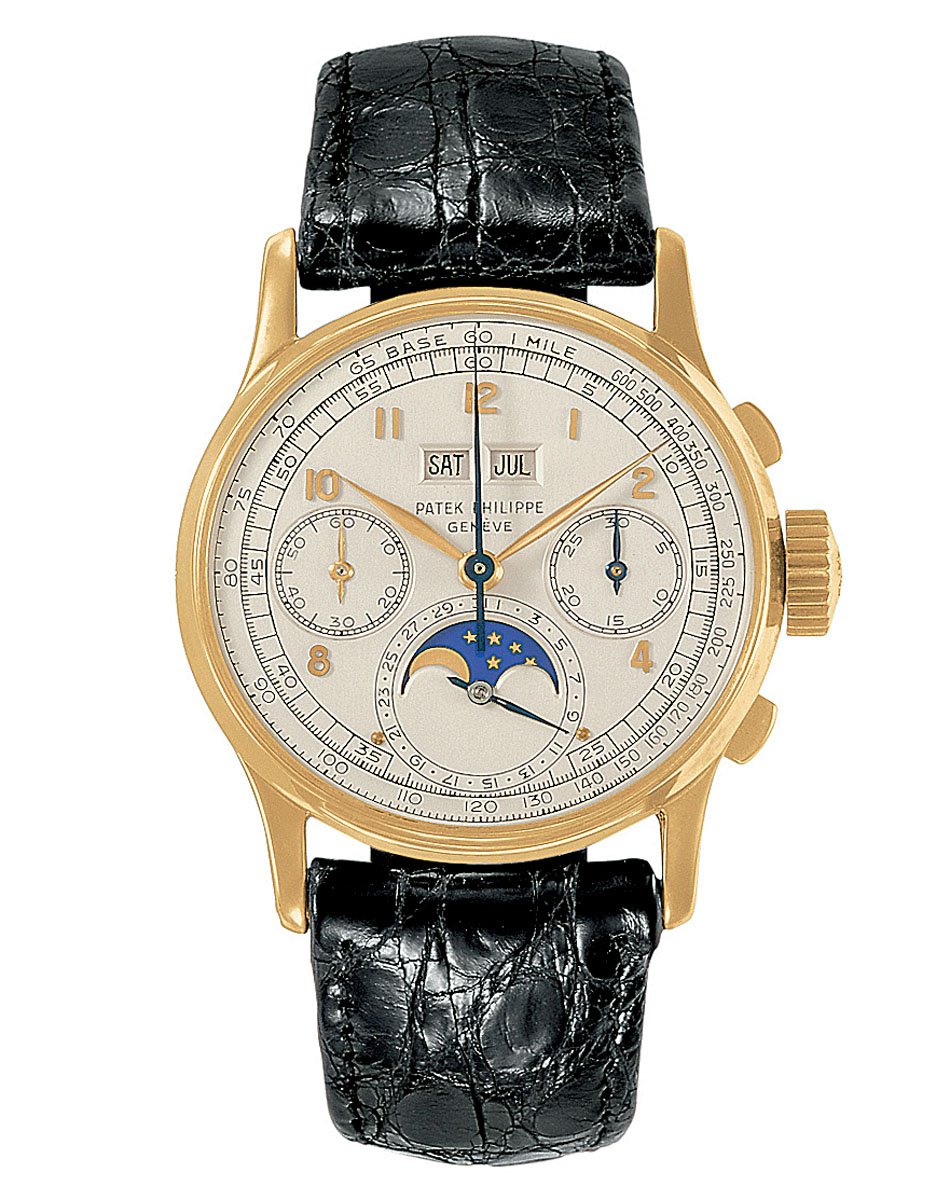Patek Philippe: Ref. 1518, Chronograph mit ewigem Kalender von 1941