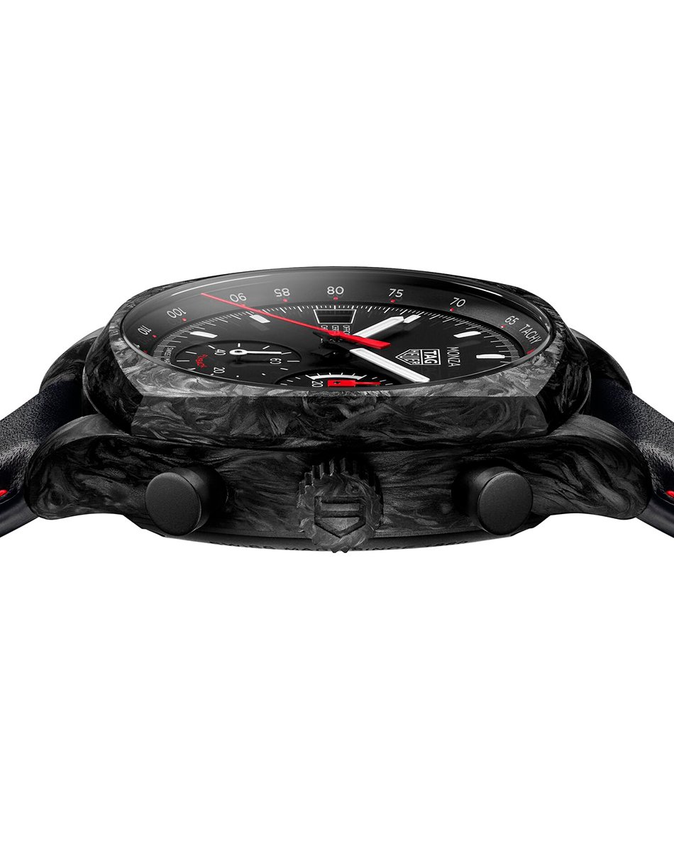 TAG Heuer – Monza Flyback Chronograph, limitierter Chronograph aus Carbon mit Automatikkaliber