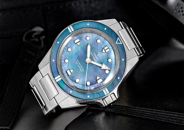 Yema Navygraf Pearl CMM.20, Taucheruhr mit Automatikkaliber und Mikrorotor