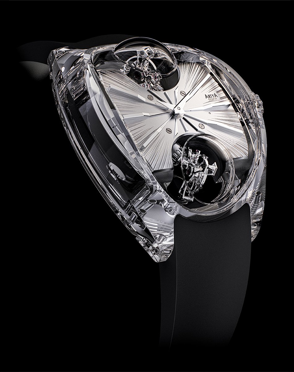 ArtyA – Complexity, hochkomplizierte Uhr mit zwei Tourbillons und Handaufzugswerk