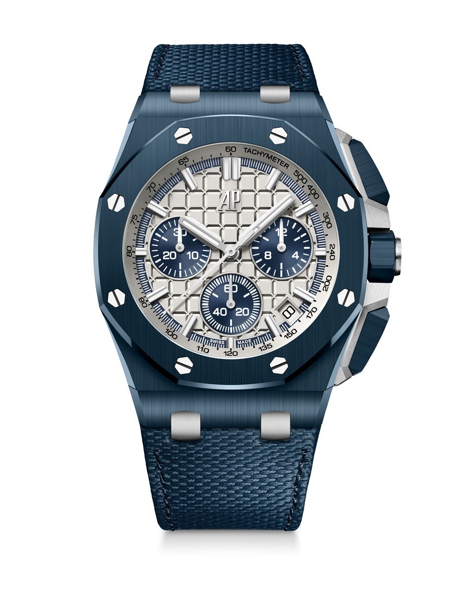 Audemars Piguet: Royal Oak Offshore Ceramic blau