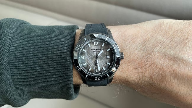 Montblanc: Iced Sea Automatic 0 Oxygen Wristshot