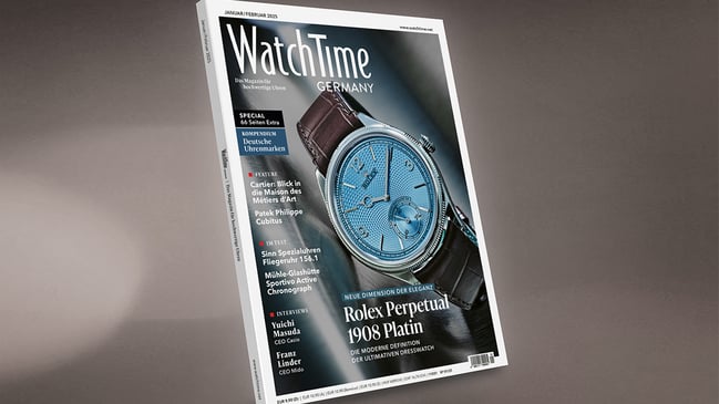 Rolex auf dem Cover der neuen WatchTime Germany Magazin