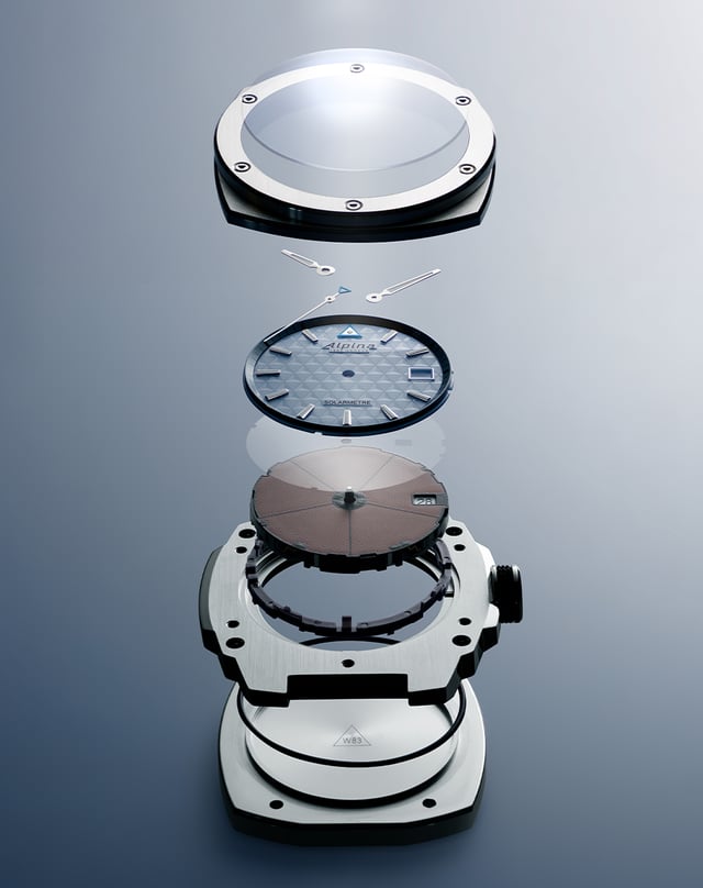 Alpina – Alpiner Extreme Solarmetre, Sportuhr mit Solarantrieb 