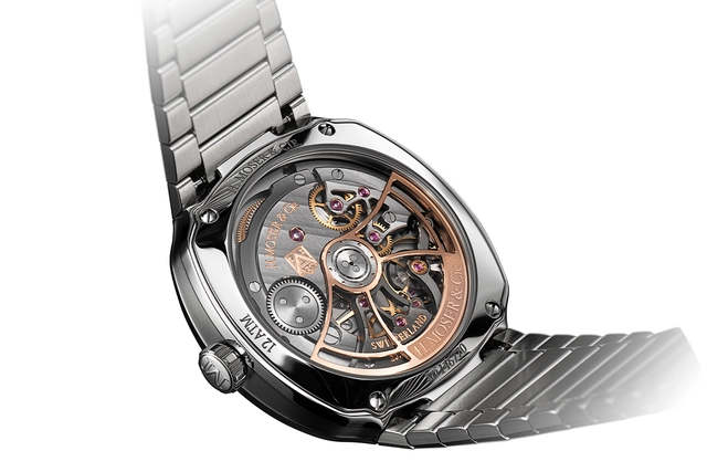 H. Moser & Cie. – Streamliner Perpetual Moon Concept Meteorite, Automatikuhr mit Mondpase und Meteoritenzifferblatt