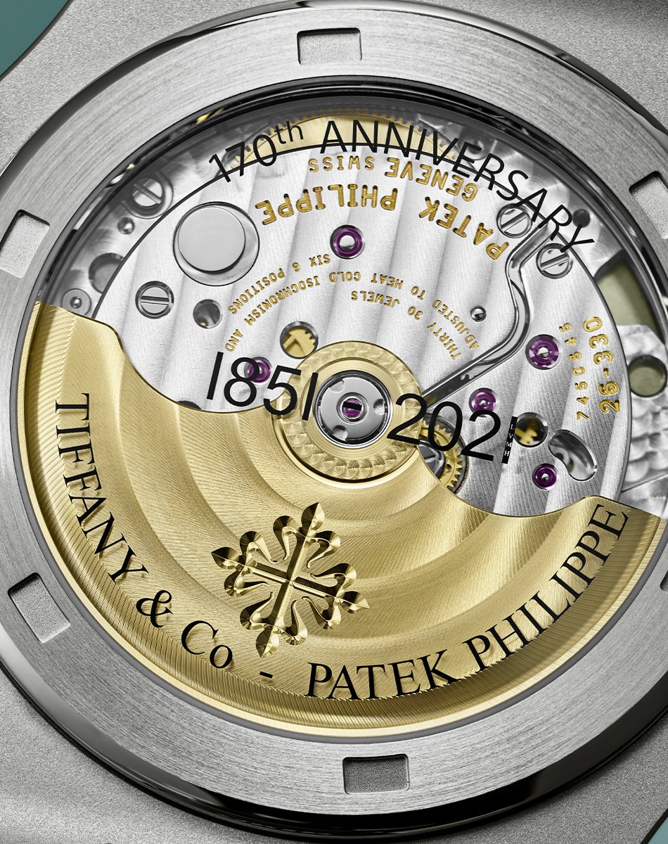 5711/1A-018 „Tiffany“, Patek Philippe Nautilus mit türkisem Zifferblatt