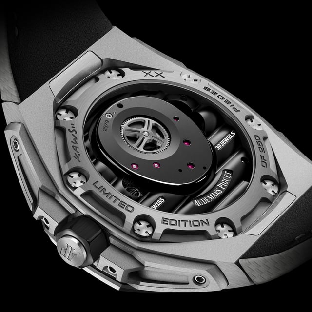Rückseite der Royal Oak Concept Tourbillon „Companion“