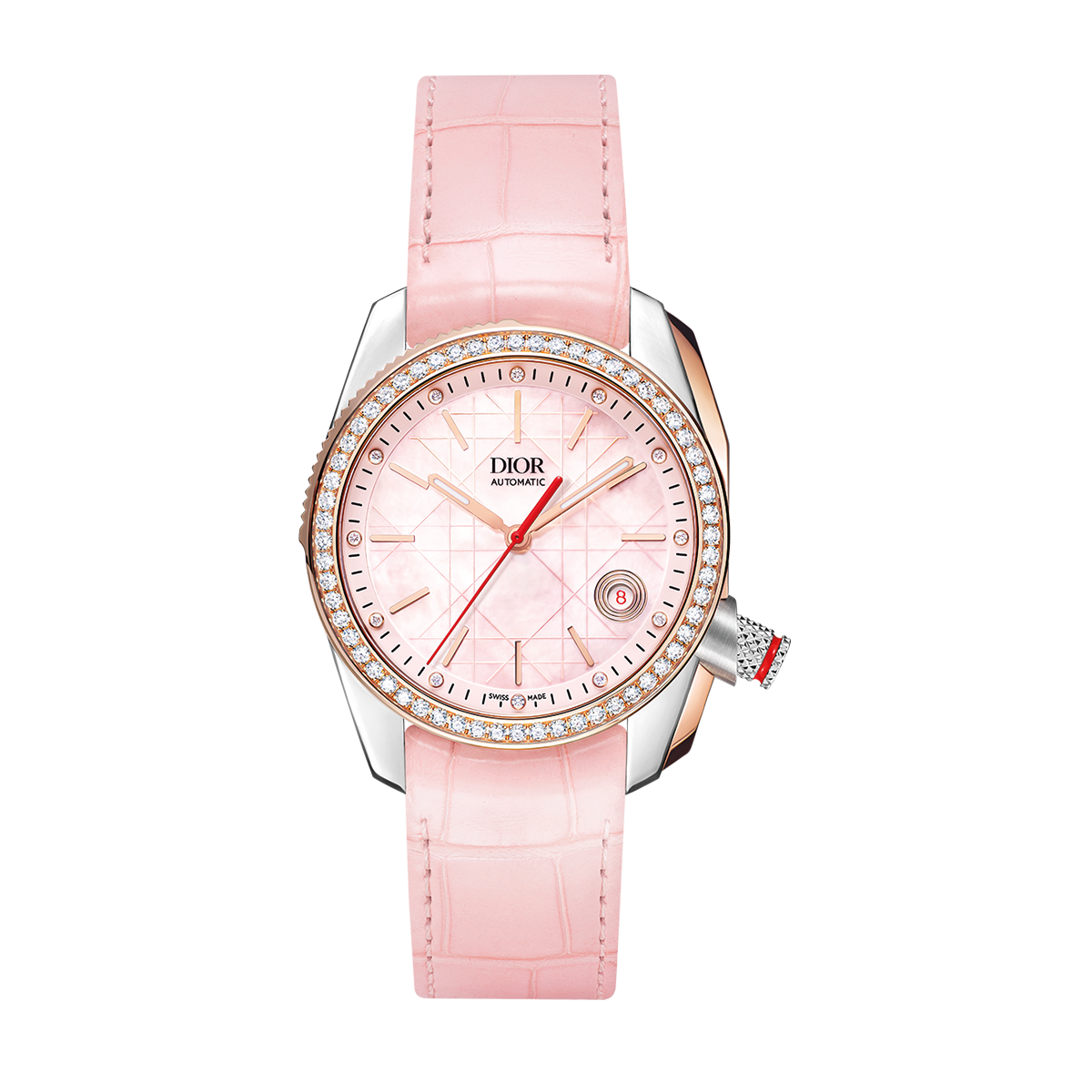 Dior Chiffre Rouge in Roségold mit Diamanten Ø 38 mm, Referenz: CD08352X1830_0000