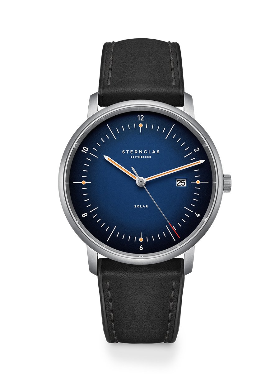 Sternglas Naos Solar Edition Titan S01-NST06-HY06: Frontansicht Uhr