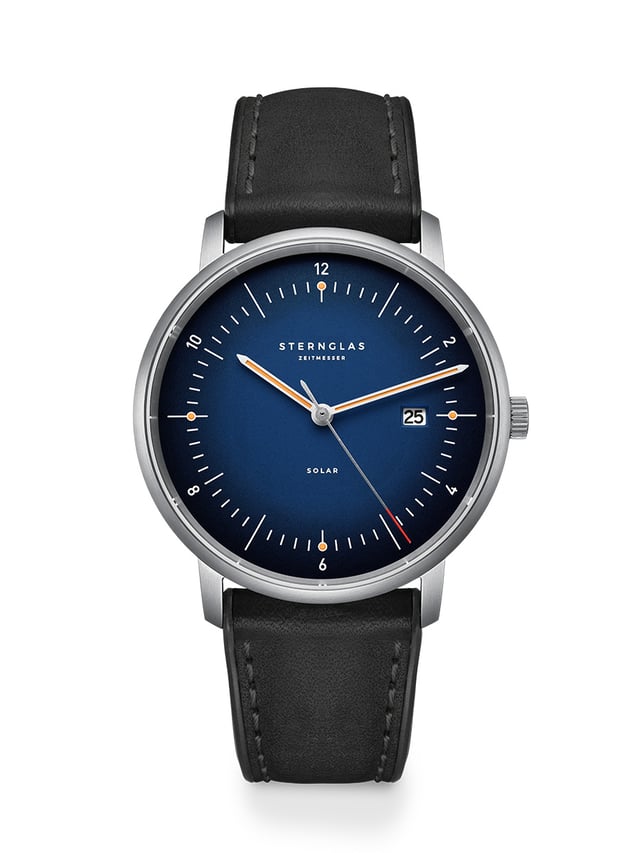 Sternglas Naos Solar Edition Titan S01-NST06-HY06: Frontansicht Uhr