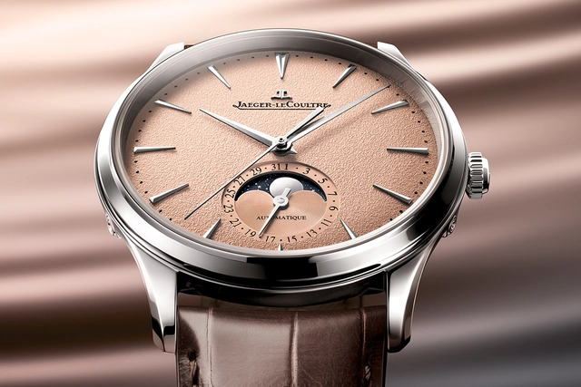 Jaeger-LeCoultre Master Ultra Thin Moon, Fokus auf Zifferblatt