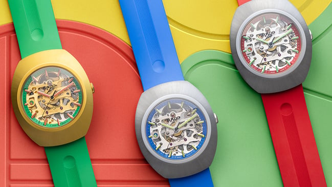 Drei Varianten der Rado DiaStar Original Skeleton Limited Edition