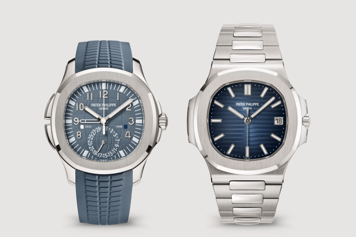Die Patek Phillippe Aquanaut und Nautilus, Vorderansicht