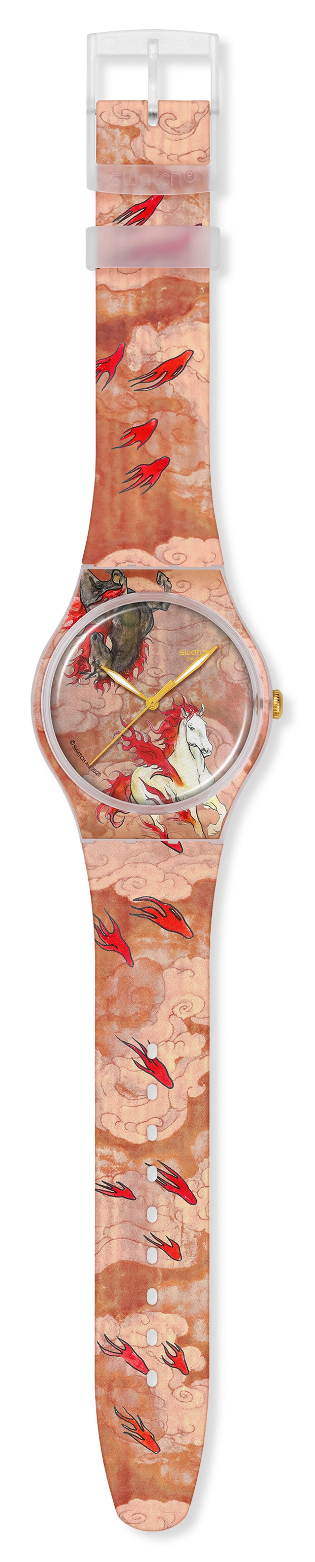 Swatch Uhr, Riding the Clouds, Uhr mit Band