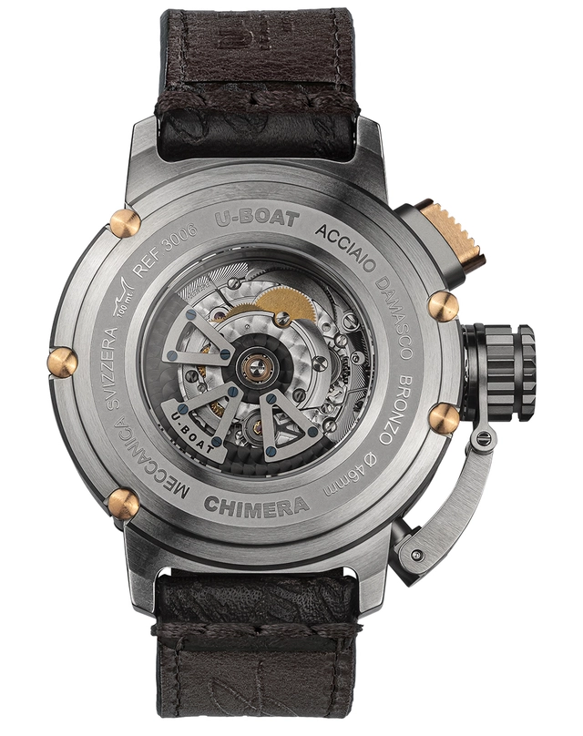 U-Boat – Chimera Damasco Bronze, limitierte Taucheruhr mit Automatikwerk und ausgefallenem Design