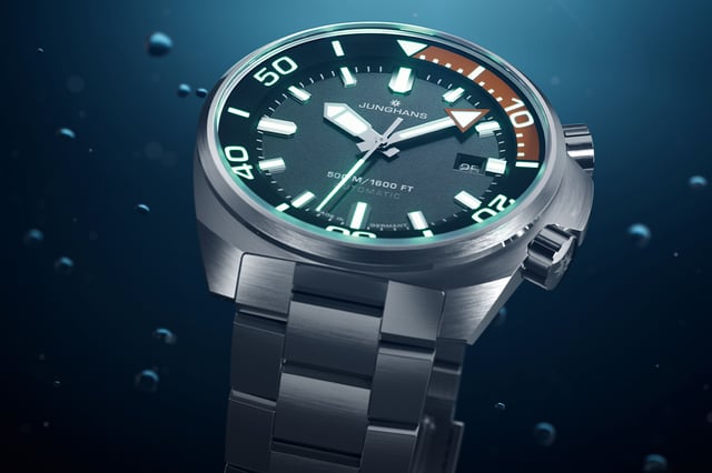 Junghans – Aquaris, Taucheruhr aus Edelstahl