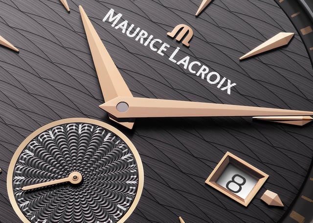 Detail, Zifferblatt der Maurice Lacroix 1975 Legacy