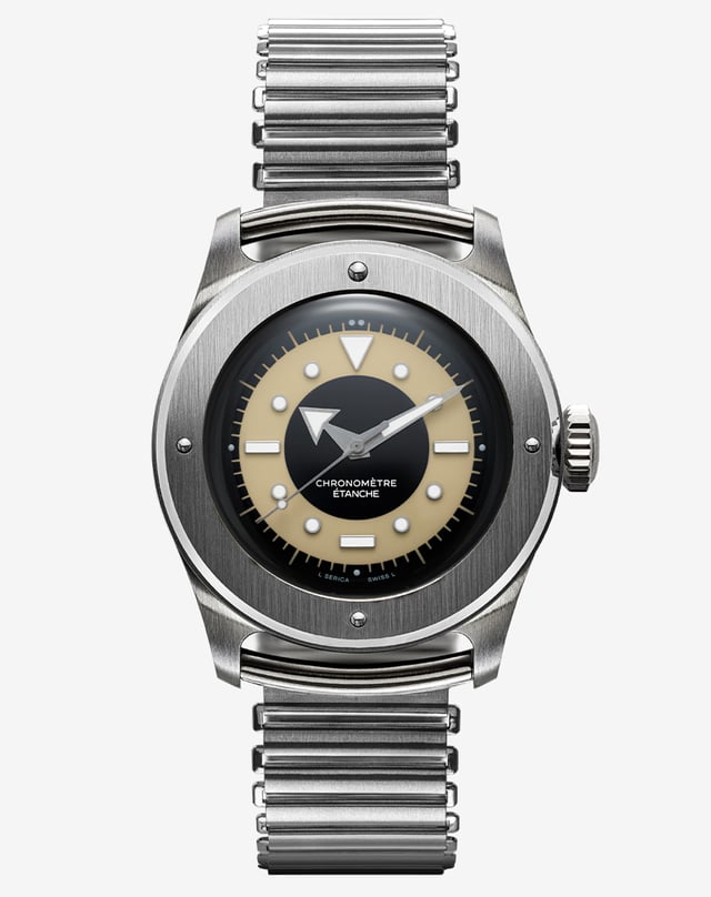 Serica – Ref. 7505, Fieldwatch aus Edelstahl mit Automatikwerk