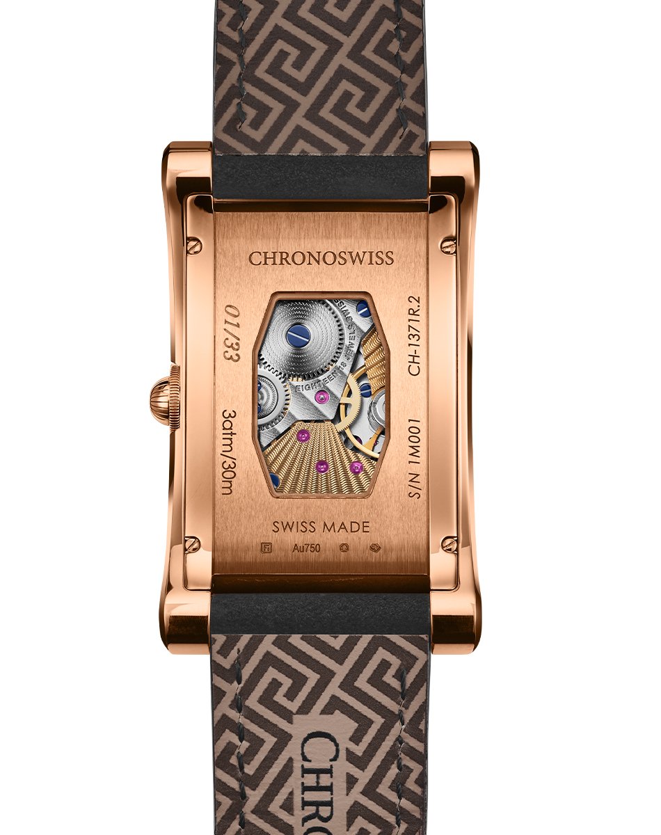 Chronoswiss – Neo Digiteur Chronos, ausgefallene Golduhr mit aufwendigen Gravuren