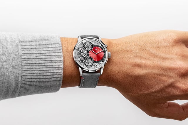 Armin Strom: Mirrored Force Resonance Red Wristshot