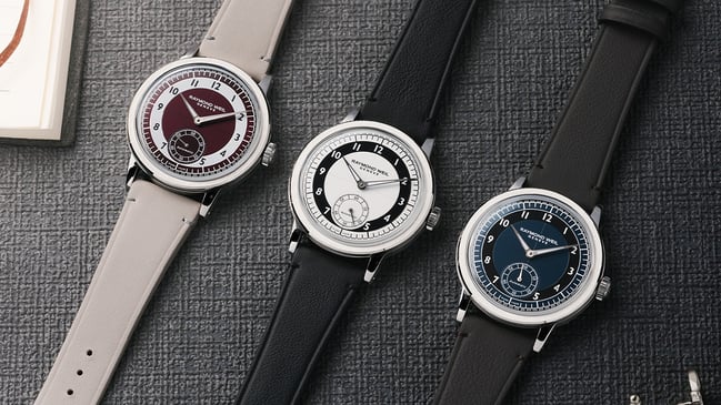 Raymond Weil – Millesime Small Seconds, eleganter Zeitmesser mit Tuxedo-Zifferblatt