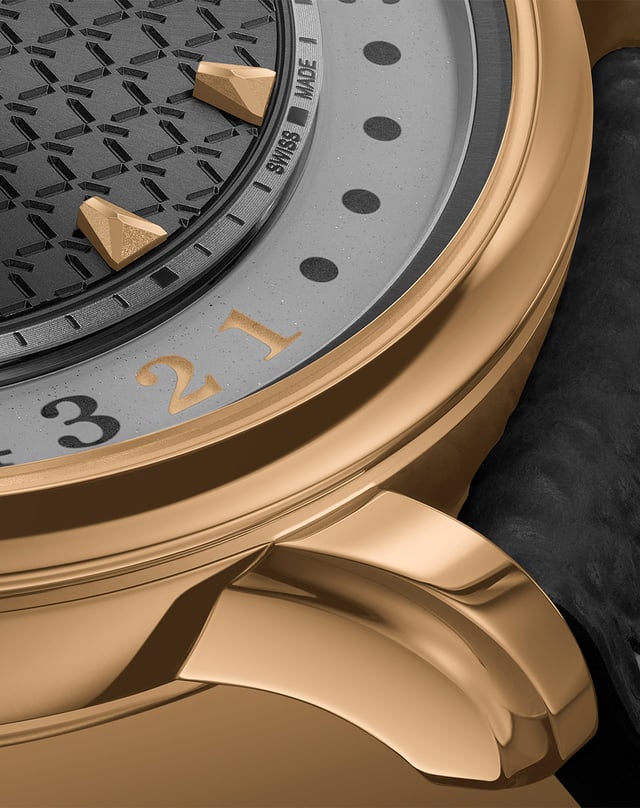 Krayon – Anyday Roségold, goldene und elegante Uhr mit mechanischem Werk und besonderer Kalenderfunktion