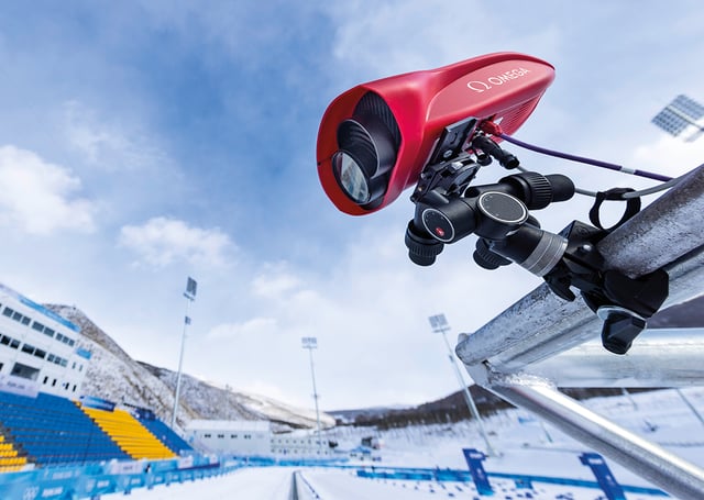 Olympische Zeitmesstechnik von Omega