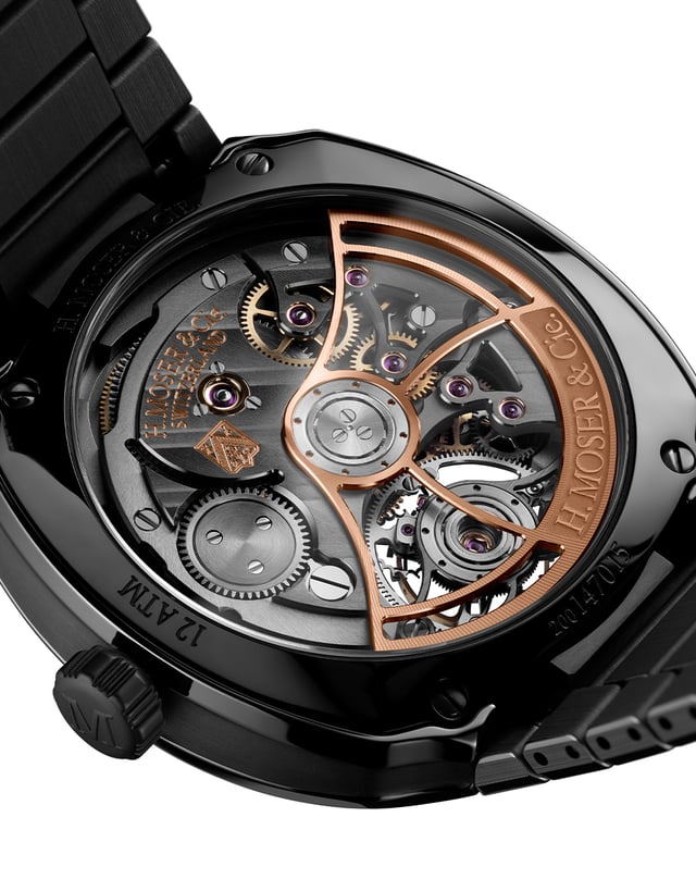 H. Moser & Cie. – Streamliner Tourbillon Concept Ceramic, Automatikuhr aus Keramik mit Tourbillon