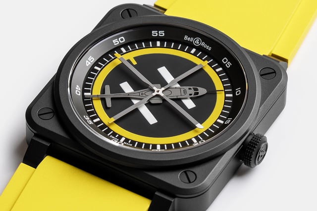Bell & Ross BR03 Helipad Close-up