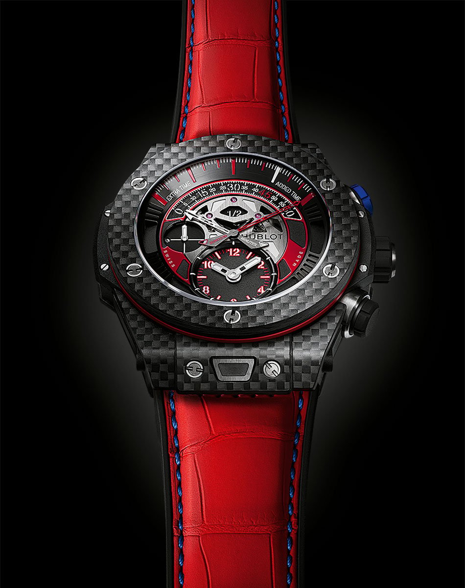 Hublot Big Bang Unico Bi-Retrograde Carbon FC Bayern München von 2015