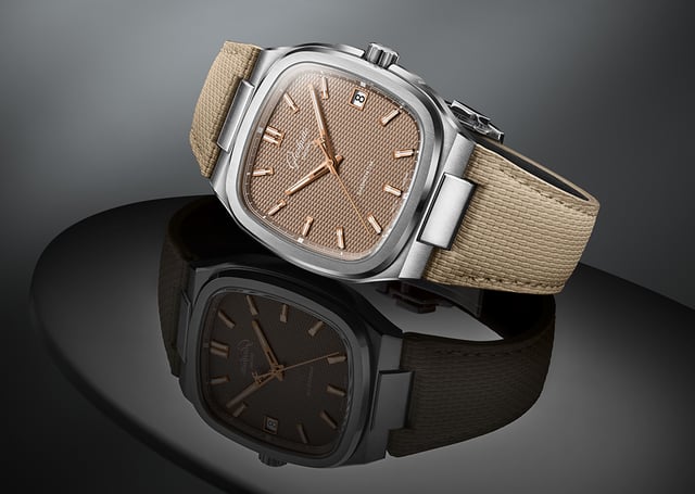 Glashuette Original 70s Tweed Amp: Titeluhr