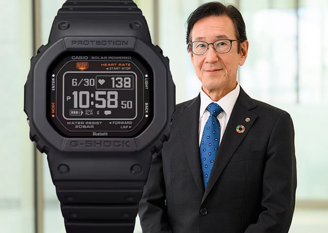 Yuichi Masuda, CEO von Casio und die G-Shock DW-H5600-1
