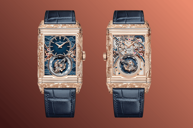 Beide Seiten der Jaeger-LeCoultre Reverso Hybris Artistica Calibre 179 Pegasus