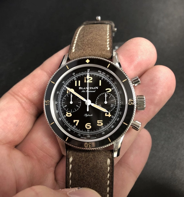 Blancpain: Air Command Chronograph in Grün
