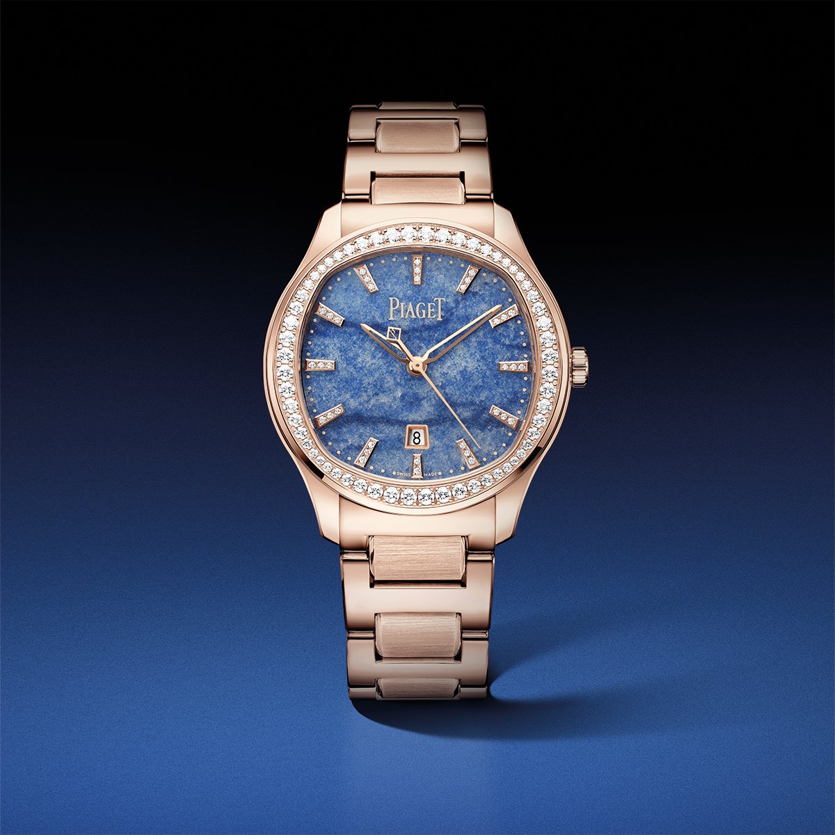 Piaget Polo mit blauem Quarzstein