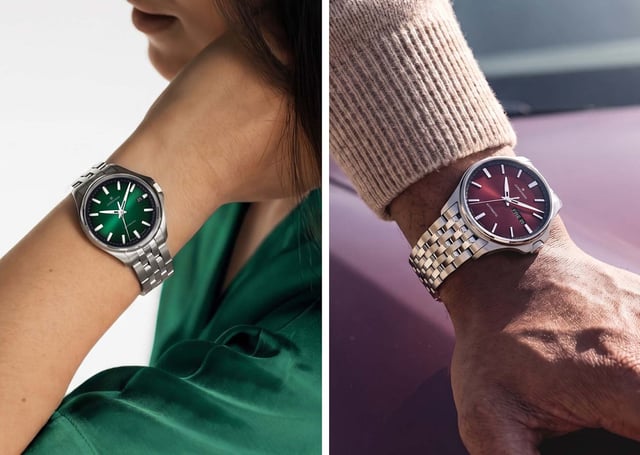 Junghans: Meister S 44mm in Rot und 36 mm in Tannengrün