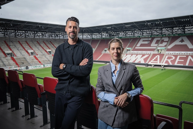 Sandro Wagner und Daniela Pusch