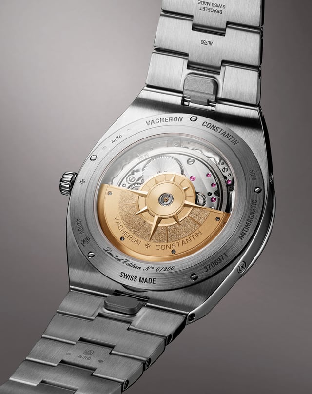 Vacheron Constantin: Overseas Ewiger Kalender extra-flach Azurblau Boden