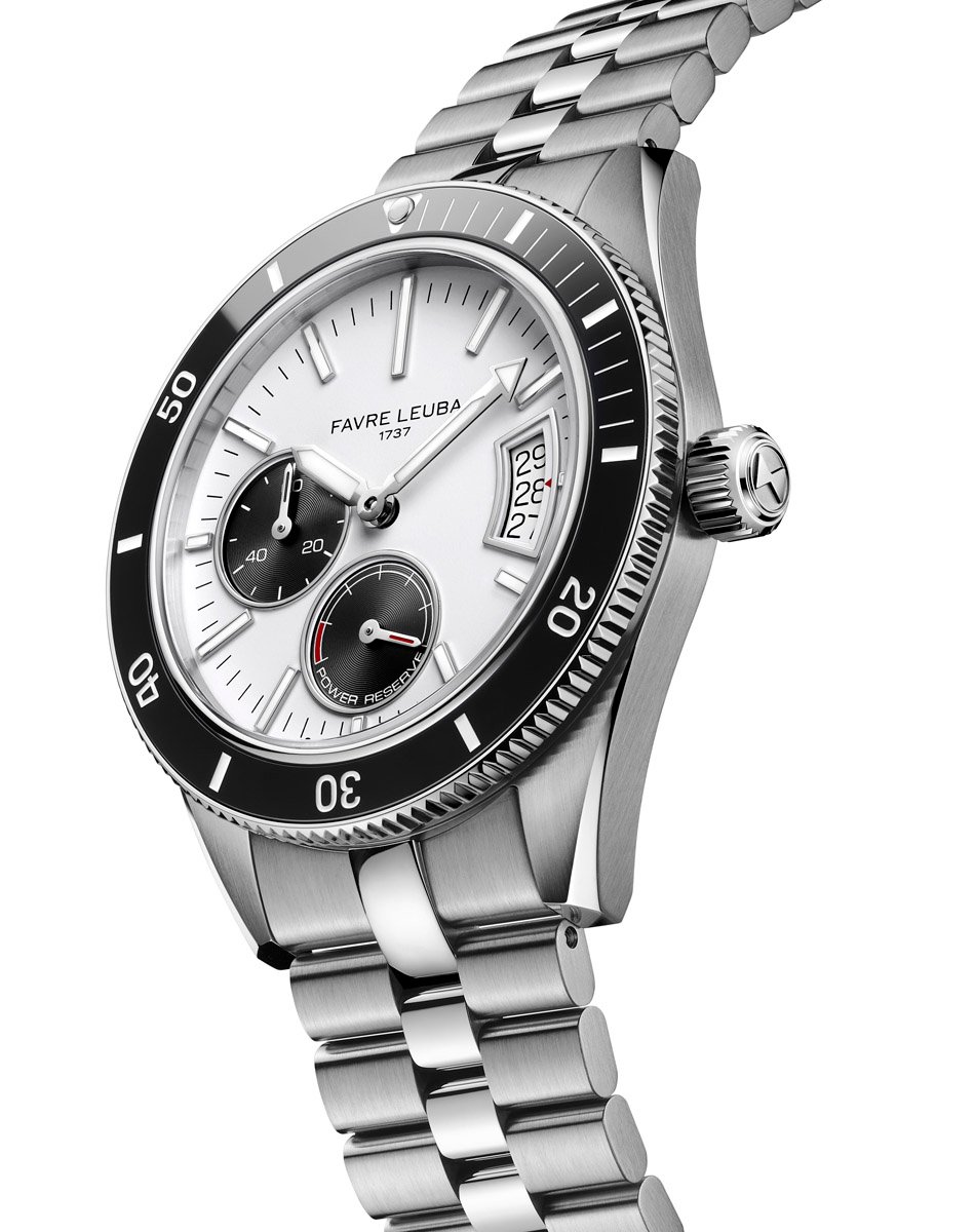 Favre Leuba: Deep Raider Power Reserve weiß