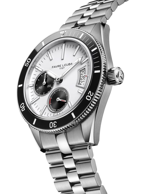 Favre Leuba: Deep Raider Power Reserve weiß