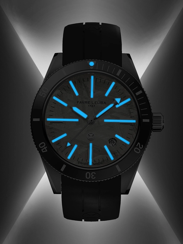 Favre Leuba Deep Raider Renaissance, Meteorite-Nachtansicht