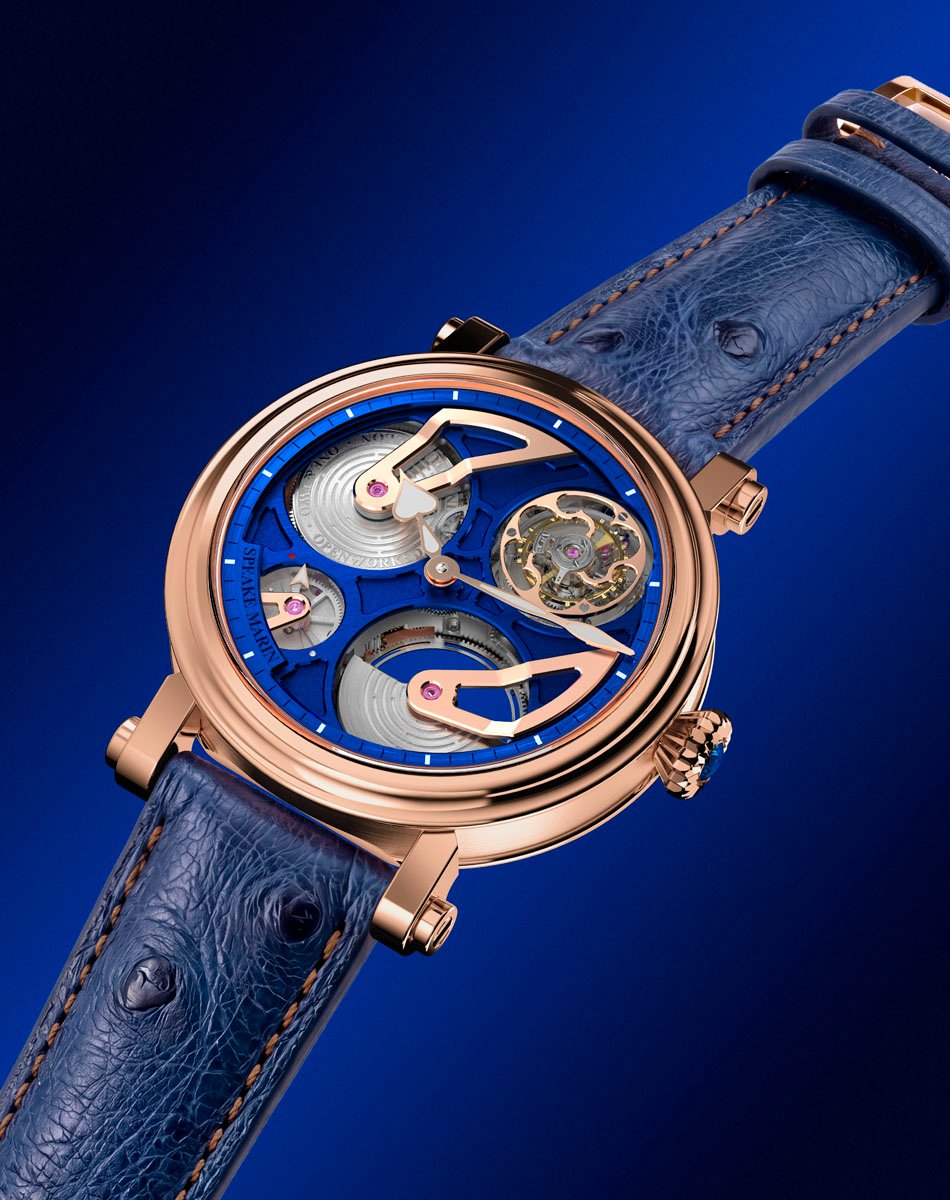 Speake Marin: Openworked Tourbillon Royal Blue