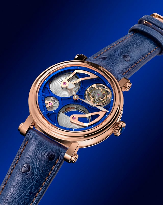 Speake Marin: Openworked Tourbillon Royal Blue