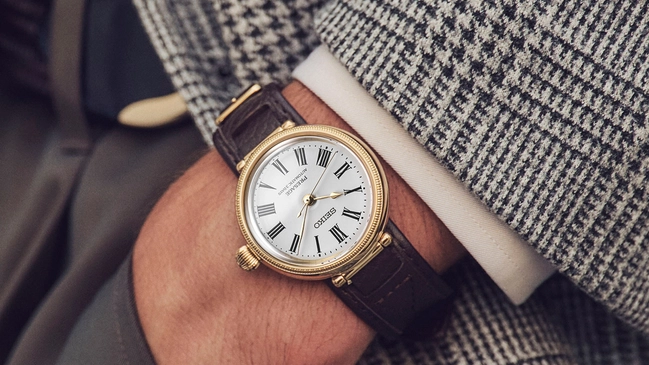 Seiko 145th Anniversary Limited Editions, Classic Series Craftsmanship Emaille Seiko 145th Anniversary Limited Edition SPB538