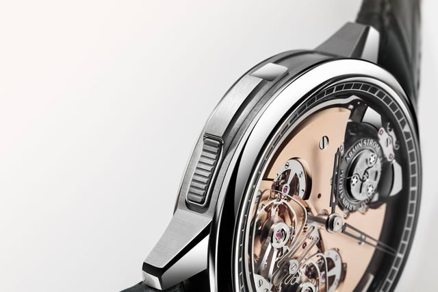 Armin Strom: Minute Repeater Resonance 12:59 Schieber