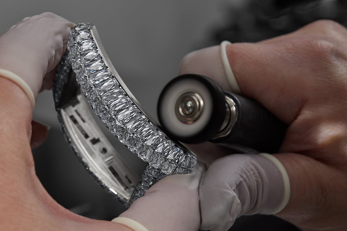 Jacob & Co. Gehäuse mit Diamanten