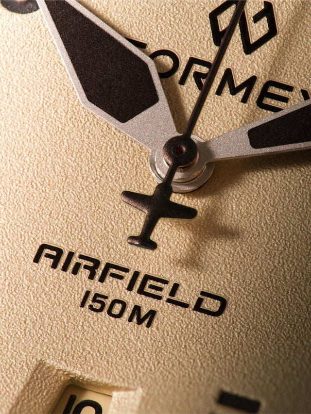 Formex AirField Desert Sand: Zifferblattdetail