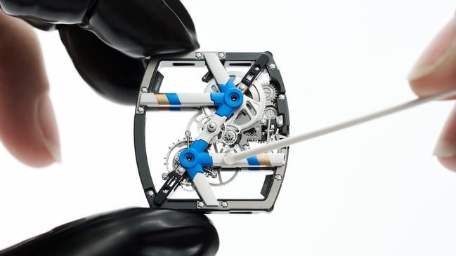 Das Werk der Richard Mille RM 64-01-Tourbillon Colnago