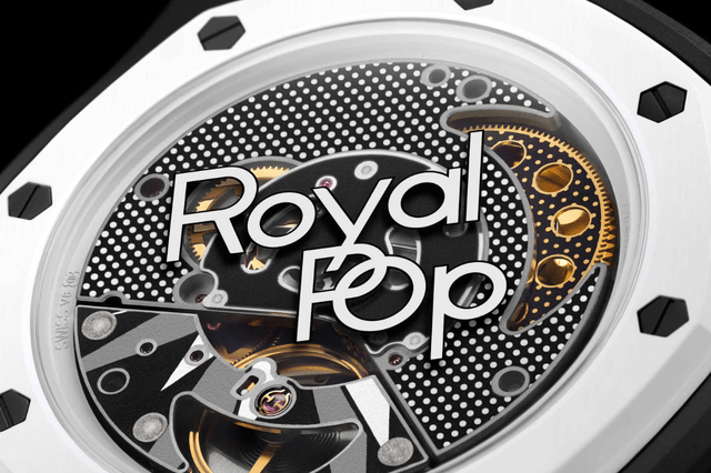 nahaufnahme einer Swatch x Audemars Piguet